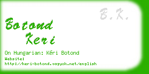 botond keri business card